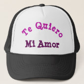 Te Quiero Mi Amor Trucker Hat Truckerkappe (Vorderseite)