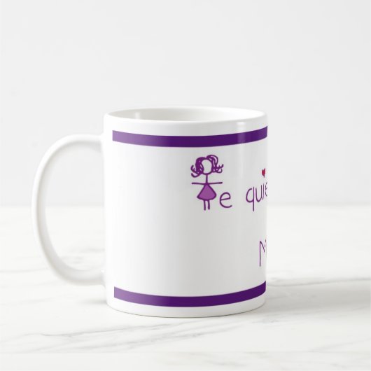 Te quiero mucho MUTTER Kaffeetasse (Links)
