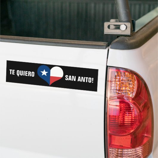 Te Quiero San Anto! Autoaufkleber (Auf Lkw)