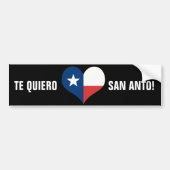 Te Quiero San Anto! Autoaufkleber (Vorne)