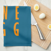 Te quiero un huevo geschirrtuch (Viertel Falte)