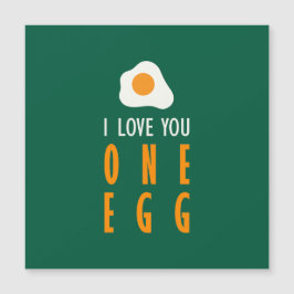 Te quiero un huevo magnetkarte
