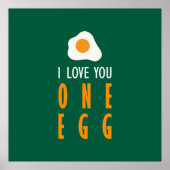 Te quiero un huevo poster (Vorne)