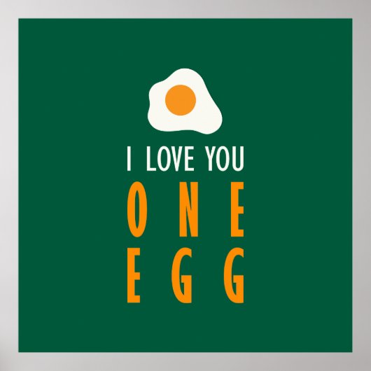 Te quiero un huevo poster (Vorne)