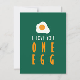 Te quiero un huevo postkarte