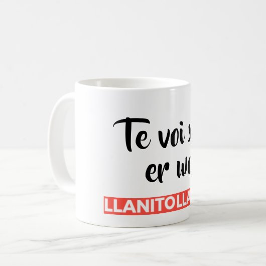 Te voi xà äh wo (Phrasen in Llanito) Kaffeetasse (Vorderseite Links)