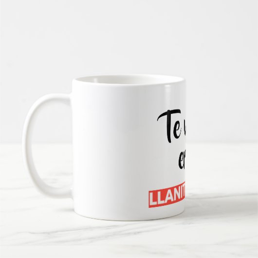 Te voi xà äh wo (Phrasen in Llanito) Kaffeetasse (Links)