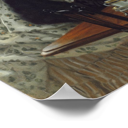 Tea | 1872 (Holzöl) Poster (Ecke)