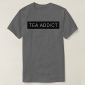 Tea Addict Black Box T-Shirt (Design vorne)