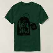 Tea Addict Tea Bag T-Shirt (Design vorne)