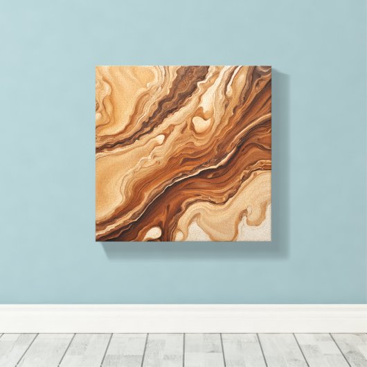 Tea Art Leinwanddruck (Insitu (Holzboden))