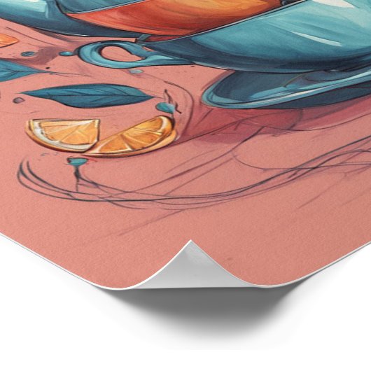 Tea Art Poster (Ecke)