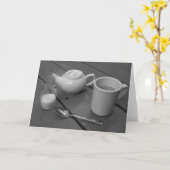 Tea at Irene's Karte (Gelbe Blume)