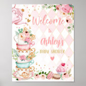 Tea Baby Shower Baby ist das Brauen Mädchen Willko Poster (Vorne)