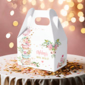 Tea Baby Shower Pink Flower Girl Baby wird brauen Geschenkschachtel