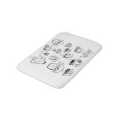 Tea Badematte (Schrägansicht)