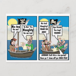 TEA BAG JOKE. POSTKARTE