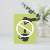Tea Bag Postkarte (Stehend Vorderseite)