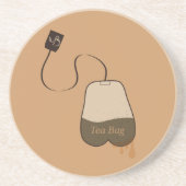 Tea Bag Sandstein Untersetzer (Vorne)
