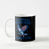Tea Bagging England Since 1773 Patriotic Eagle 4th Kaffeetasse (Links)