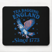 Tea Bagging England Since 1773 Patriotic Eagle 4th Mousepad (Vorne)