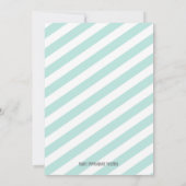 Tea Birthday Party Einladung (Rückseite)