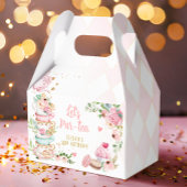 Tea Birthday Party Rosa Blume Girl Par-tea Floral Geschenkschachtel