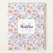Tea & Bookish Cats Spiral Planner Planer (Rückseite)
