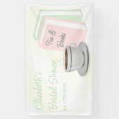 Tea & Books Bridal Shower Banner (Vertikal)