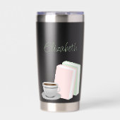 Tea & Books Bridal Shower Thermobecher (Vorderseite)