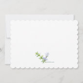 Tea-Brautparty Einladung (Rückseite)