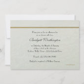 Tea Bridal Dusche Einladung (Rückseite)