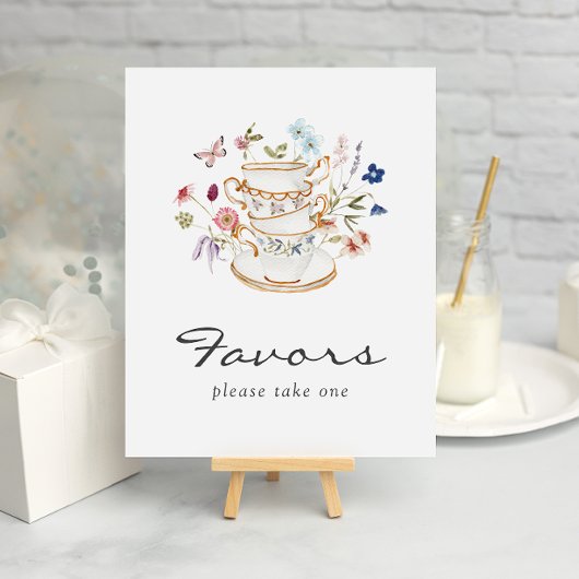 Tea Bridal Favors Poster