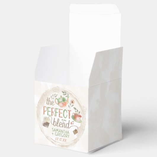 Tea Bridal Polterabend Das perfekte Mischpult Part Geschenkschachtel (Geöffnet)