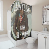 Tea Brunch Mittagessen Gartensitzplatz Party 2024 Duschvorhang (Beispiel)