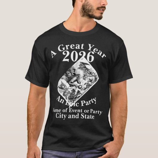 Tea Brunch Mittagessen Gartensitzplatz Party 2024 T-Shirt (Vorderseite)