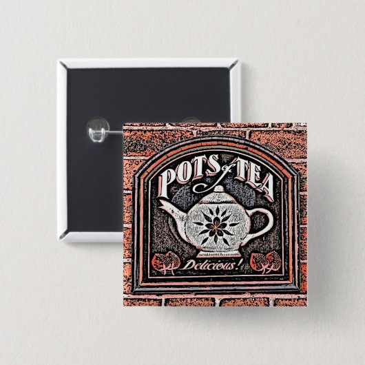 TEA BUTTON (Vorne & Hinten)