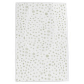 Tea Confetti Wasserfarbe Dots Geschenktasche Mittlere Geschenktüte (Vorderseite)