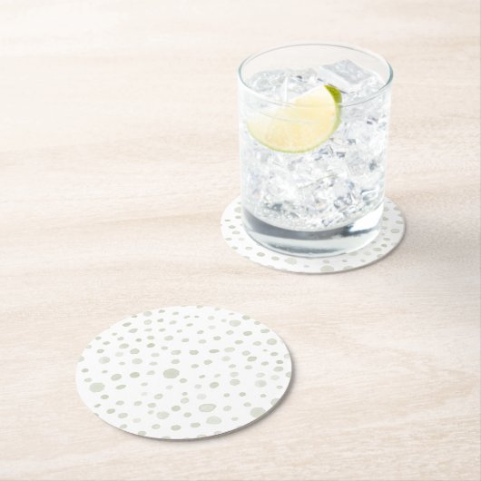 Tea Confetti Wasserfarbe Dots Paper Untersetzer (Vor Ort)