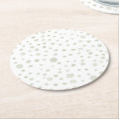 Tea Confetti Wasserfarbe Dots Paper Untersetzer (Angewinkelt)