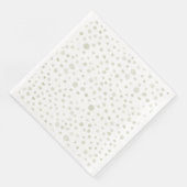 Tea Confetti Wasserfarbe Dots Papier Napkin Serviette (Ecke)