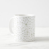 Tea Confetti Wasserfarben Dots Classic Tasse (Vorderseite Links)