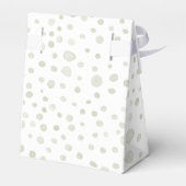 Tea Confetti Watercolor Dots Gefälligbox Geschenkschachtel (Rückseite)