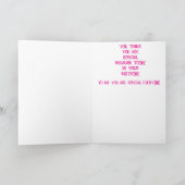 TEA CUP BIRTHDAY CARD KARTE (Innenseite)