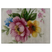 Tea Cup Bouquet  Schneidebrett (Vorderseite)