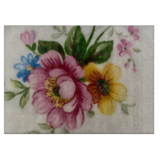 Tea Cup Bouquet  Schneidebrett