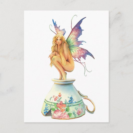 Tea Cup Fairy Postkarte (Vorderseite)