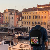 Tea Cup Floral Bouquet  Bedruckter Rucksack