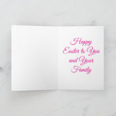 Tea Cup Floral Bouquet Feiertagskarte (Innenseite)