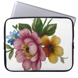 Tea Cup Floral Bouquet Laptopschutzhülle